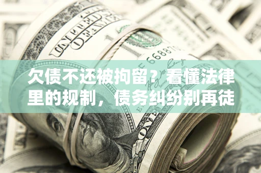 济南欠债不还被拘留？看懂法律里的规制，债务纠纷别再徒劳奔波