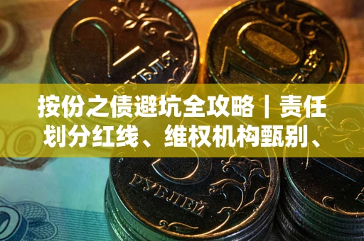 济南按份之债避坑全攻略｜责任划分红线、维权机构甄别、纠纷处理全流程拆解