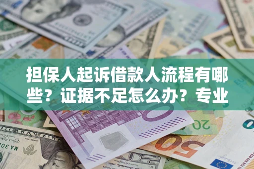 济南担保人起诉借款人流程有哪些？证据不足怎么办？专业律师解答