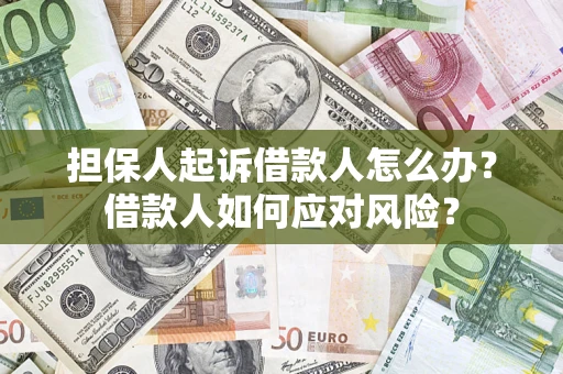 济南担保人起诉借款人怎么办？借款人如何应对风险？