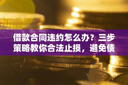济南借款合同违约怎么办？三步策略教你合法止损，避免债务危机升级
