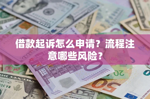 济南借款起诉怎么申请？流程注意哪些风险？